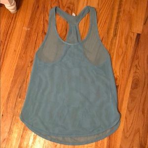 NWOT Lululemon Baby Blue Mesh Singlet Tank Size 4